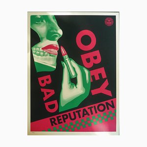 Shepard Fairey (Obey), Bad Reputation (Black Edition), Original Silkscreen