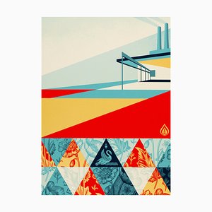 Shepard Fairey (Obey), Muster der Verleugnung, Original-Siebdruck