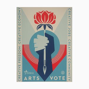Shepard Fairey (Obey), Arts for Vote, Original Silkscreen