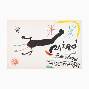 Joan Miro, Barcelona Sala Gaspar, 1964, Litografía original firmada