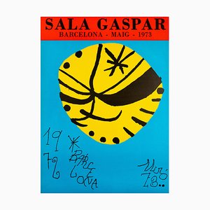 Joan Miro, Galeria Gaspar, 1973, Litografía original firmada