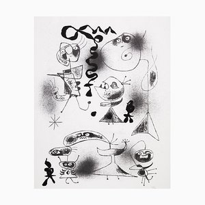 Joan Miro, Barcelona, The Party, Signed Silkscreen Print