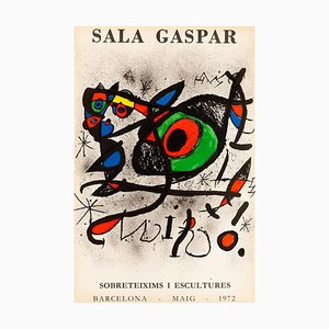 Joan Miro, Sobreteixims I Escultures, Original Signed Lithograph