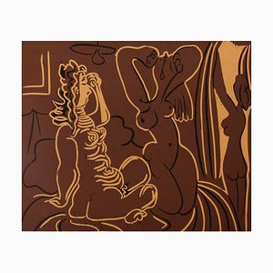Pablo Picasso, Women Awakening, Linocut, 1962
