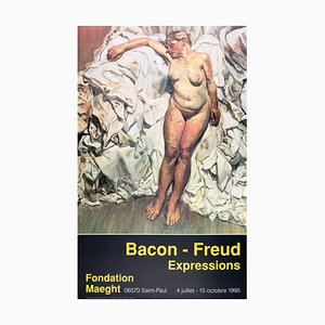Lucian Freud, Nude with Pleated Sheets, Original Poster