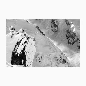 José Nicolas, Alpins on the Arete des Cosmiques, 1999, Silver Print