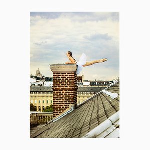 JR, Ballet on the Rooftops of Paris, 2022, Original Signed Lithograph