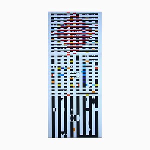 Yaacov Agam, Composition Cinetique, 1971, Original Screen Print