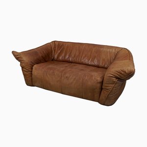 Canapé Andean en Cuir Cognac Modèle Andes par Gerard Van pour Montis, 1970s
