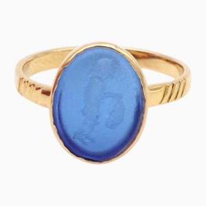 Fisherman Intaglio Ring