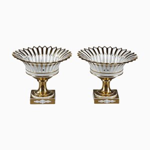 Paris Porzellan Stehkörbe, 1815, 2er Set
