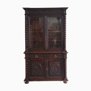 Antique Wilhelminian Oak Bookcase