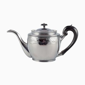 Empire Teekanne in Silber