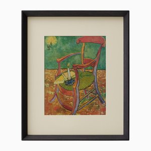 Vincent Van Gogh, Editions du Chêne Composition, 1947, Color Cliché, Enmarcado