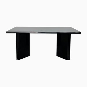 Black Lacquered Olinto Table by Kazuhide Takahama for B&B Italia / C&B Italia, 1980s