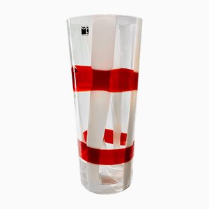 Troncoronco Vase in Murano Glass by Carlo Moretti, 1990s