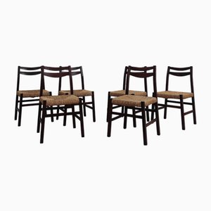 Italian Chairs, 1960s, Set of 6