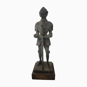 Antique Medival Knight Warrior Statue