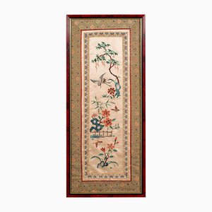 Display da parete vintage ricamato, 1930