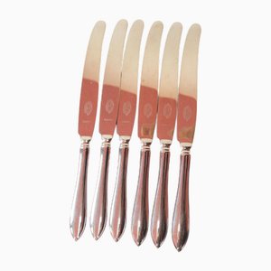 Vintage Swedish Table Knives from Aurora Gothenburg, 1930s, Set of 6