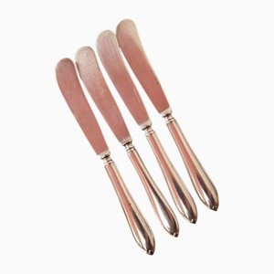Cuchillos para mantequilla suecos vintage, años 30. Juego de 4