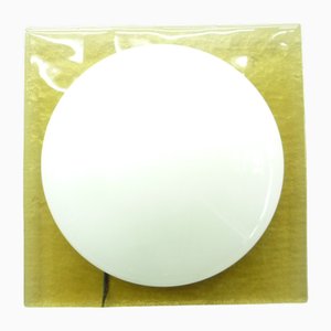 Lámpara de pared era espacial de vidrio de Vetri Murano, años 70