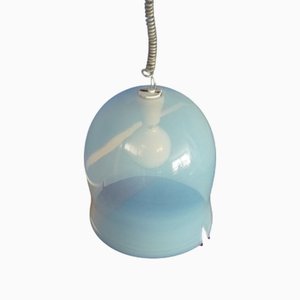 Italian Glass Pendant Lamp by Noti Massari for Leucos, 1960s