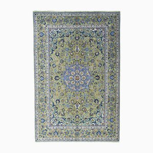 Middle Eastern Hand-Knotted Isfahan Rug in Wool