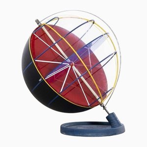 Rotating Geography Teaching Globe, 1950s
