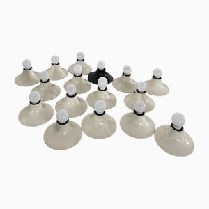 Teti Wand- oder Deckenleuchten von Vico Magistretti für Artemide, 1970er, 16 . Set