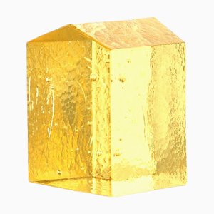Vincent Van Goghs the Yellow House V2 Glass Sculpture by Richard Rooze for Jaroslav Wasserbauer