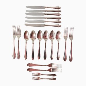 Vintage Swedish Monogrammed Cutlery, 1930s, Set of 20