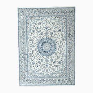 Hand-Knotted Oriental Rug with Silk Detail