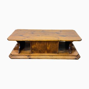 Französischer provenzalischer Couchtisch aus Holz, 1950er
