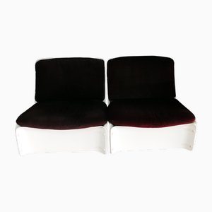 Fauteuils Space Age en Fibre de Verre de Carl Straub GmbH, Allemagne, 1970s, Set de 2