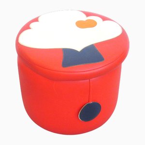 Vintage Psychedelic Pouf, 1970s