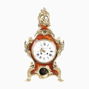 Mantel Clock with Bronze Movement from Planchon Paris, 1850s
