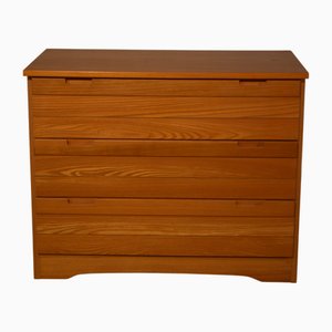 Commode à Tiroirs en Orme et Placage d'Orme par Simat, 1970s