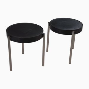 Mesas auxiliares de Tavolino Brighella para Zanotta, años 80. Juego de 2
