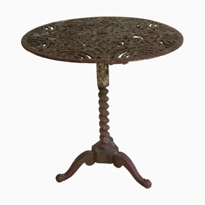 Round Cast Iron Table, 1890s