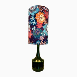 Lampe Art Vintage en Céramique Vert Forêt, 1960s
