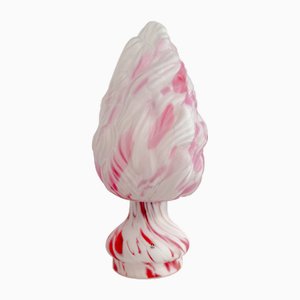 Sculptural Art Glass Table Lamp by Monica Backström for Pukeberg, 1970s