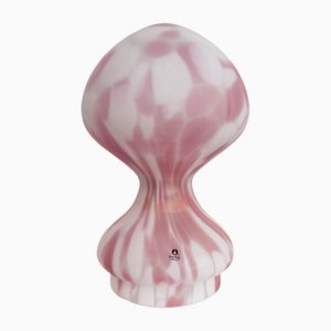 Mid-Century Sculptural Glass Table Lamp by Monica Backström for Pukeberg