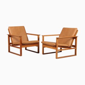 Lounge Chairs Model 2256 attributed to Børge Mogensen for Fredericia