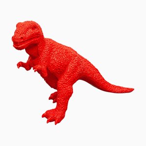 Jurassic Age Series Red Dinosaur No.429/1000 in Polyester & Resin by Sui Jianguo, China