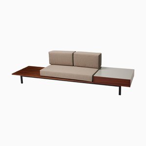 Charlotte Perriand zugeschriebene Mid-Century Modern Holzbank für Cansado, 1958