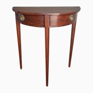 Table d'Entrée Antique en Bois de Chêne