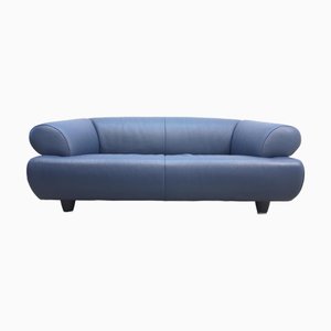 Canapé DS 91 en Cuir Bleu de de Sede