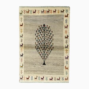 Gabbeh Nomad Rug with Tree of Life & Animal Border