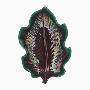 Copa Vallauris con forma de hoja, años 60